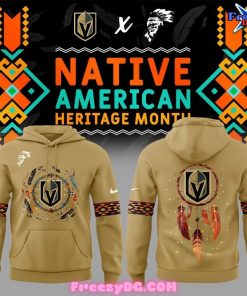 Vegas Golden Knights Native American Heritage Month Hoodie