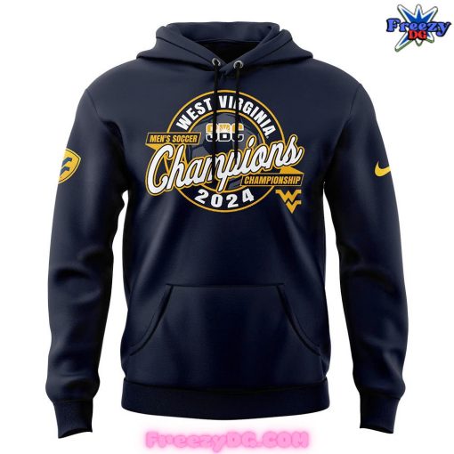 West Virginia Mountaineers Soccer SUN BELT Champions 2024 Hoodie