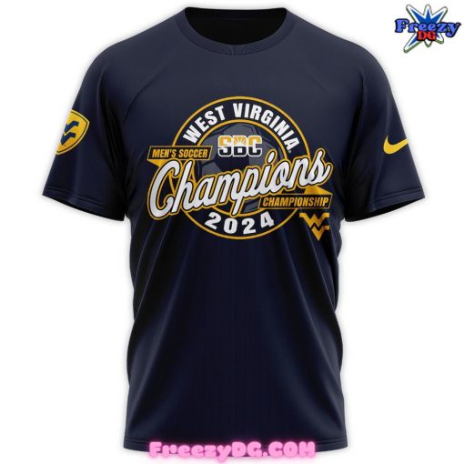 West Virginia Mountaineers Soccer SUN BELT Champions 2024 T-Shirt