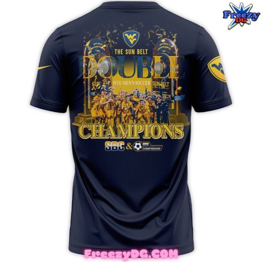 West Virginia Mountaineers Soccer SUN BELT Champions 2024 T-Shirt