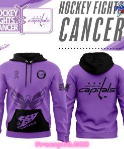 Washington Capitals Hockey Fights Cancer Special Hoodie