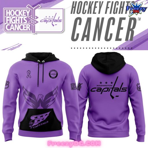 Washington Capitals Hockey Fights Cancer Special Hoodie