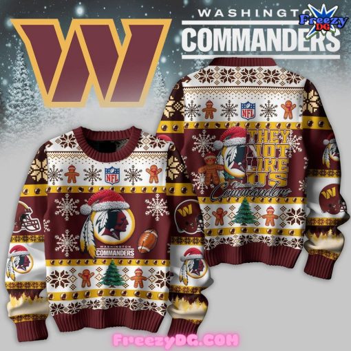 Washington Commanders Christmas Special Ugly Sweater