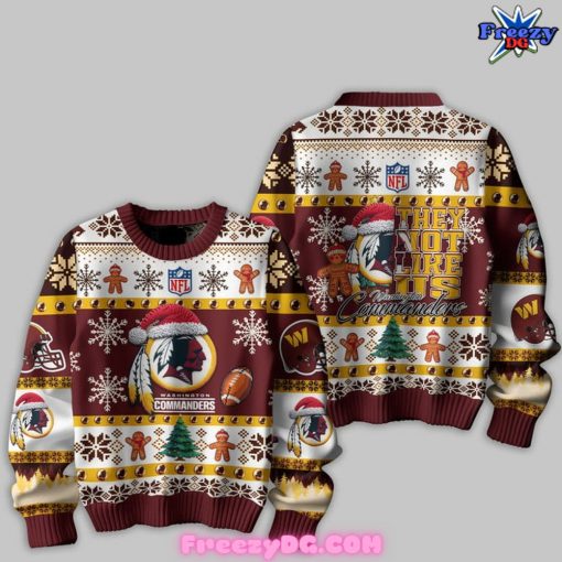 Washington Commanders Christmas Special Ugly Sweater