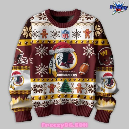 Washington Commanders Christmas Special Ugly Sweater