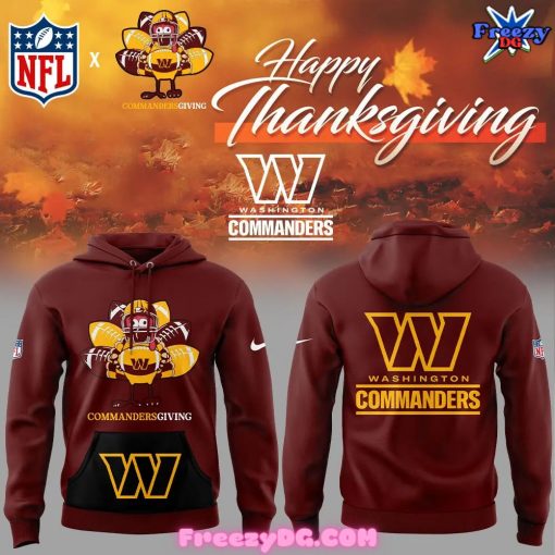 Washington Commanders Happy Thanksgiving Day Special Hoodie