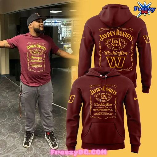 Washington Commanders Jayden Daniels Commanders Quarterback Hoodie