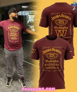 Washington Commanders Jayden Daniels Quarterback T-Shirt