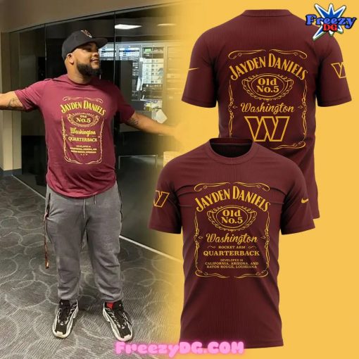 Washington Commanders Jayden Daniels Quarterback T-Shirt