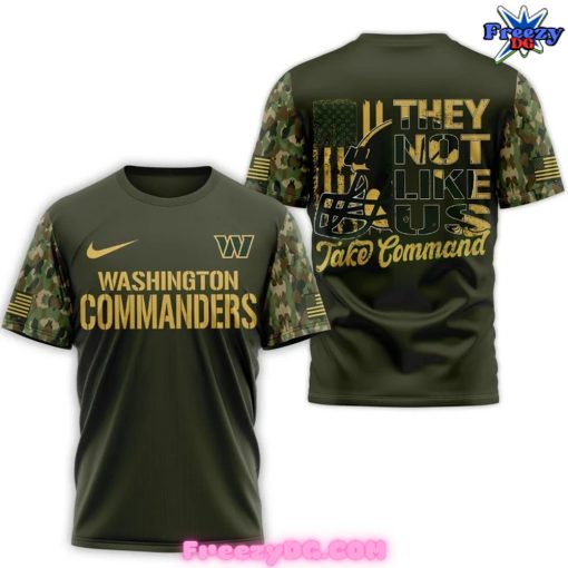 Washington Commanders Military Tribute Camouflage Special T-Shirt