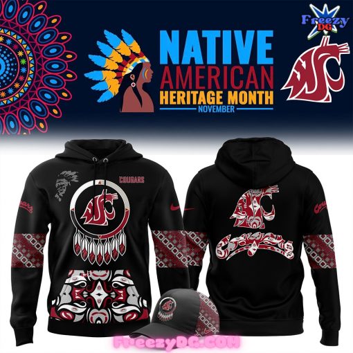 Washington State Cougars Native American Heritage Month 2024 Hoodie