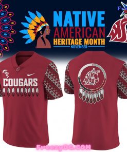 Washington State Cougars Native American Heritage Month Football Jersey