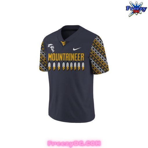 West Virginia Mountaineers Native American Heritage Month Football Jersey