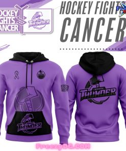 Wichita Thunder Hockey Fights Cancer 2024 Hoodie