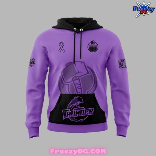 Wichita Thunder Hockey Fights Cancer 2024 Hoodie