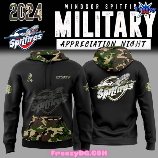 Windsor Spitfires Military Appreciation Special Hoodie