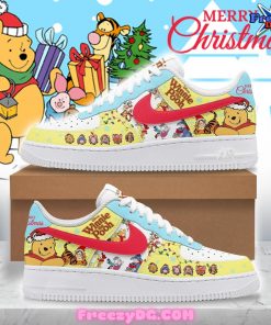 Winnie the Pooh Merry Christmas Nike Air Force 1