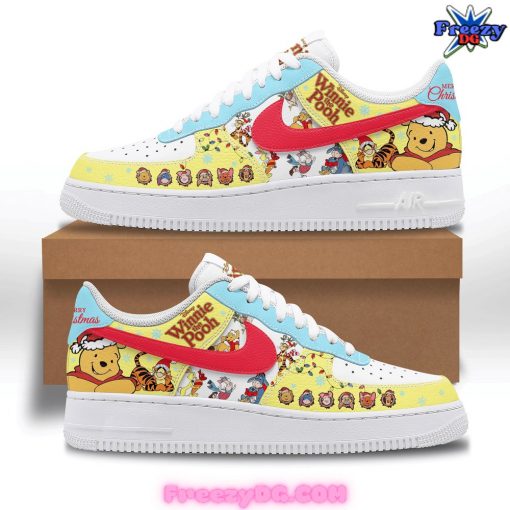 Winnie the Pooh Merry Christmas Nike Air Force 1