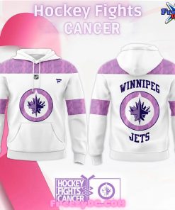 Winnipeg Jets Hockey Fights Cancer Special Hoodie