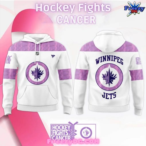 Winnipeg Jets Hockey Fights Cancer Special Hoodie