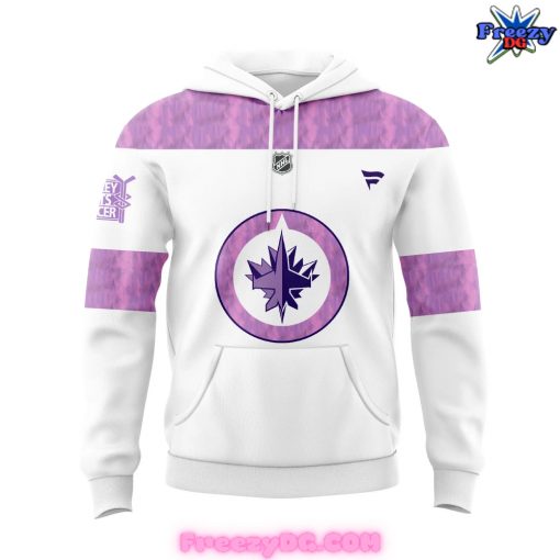 Winnipeg Jets Hockey Fights Cancer Special Hoodie