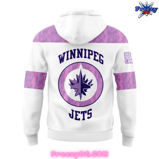 Winnipeg Jets Hockey Fights Cancer Special Hoodie