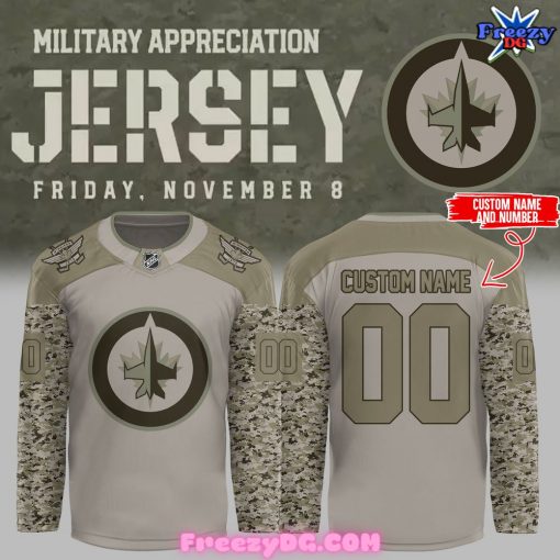 Winnipeg Jets Military Appreciation Hockey Jersey