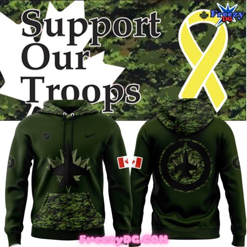 Winnipeg Jets Support Our Troops Special Hoodie