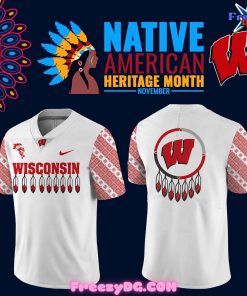 Wisconsin Badgers Native American Heritage Month Football Jersey