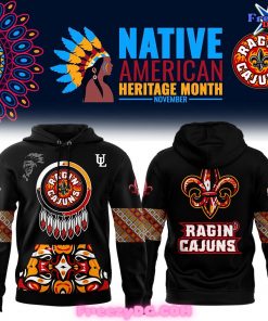 Louisiana Ragin’ Cajuns Native American Heritage Month 2024 Hoodie