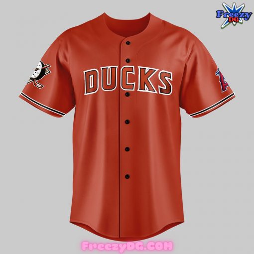 Anaheim Ducks x Los Angeles Angels Special Baseball Jersey