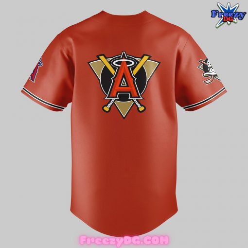 Anaheim Ducks x Los Angeles Angels Special Baseball Jersey