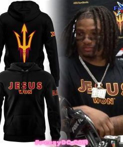 Arizona State Sun Devils Jesus Won Black Hoodie