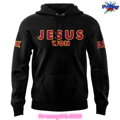 Arizona State Sun Devils Jesus Won Black Hoodie