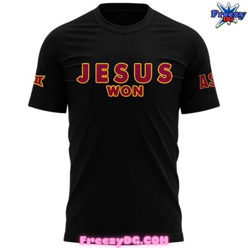 Arizona State Sun Devils Jesus Won Black T-Shirt