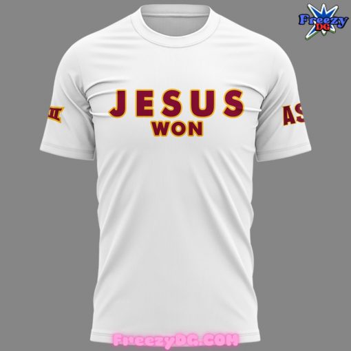 Arizona State Sun Devils Jesus Won White T-Shirt