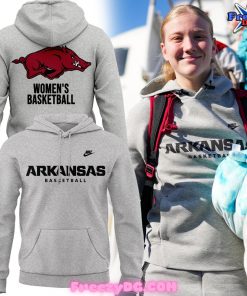 Arkansas Razorback Women’s Basketball Grey Hoodie