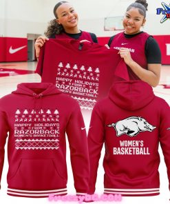 Arkansas Razorback Women’s Basketball Red Hoodie