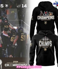 Army Black Knights 2024 AAC Champions Special Hoodie