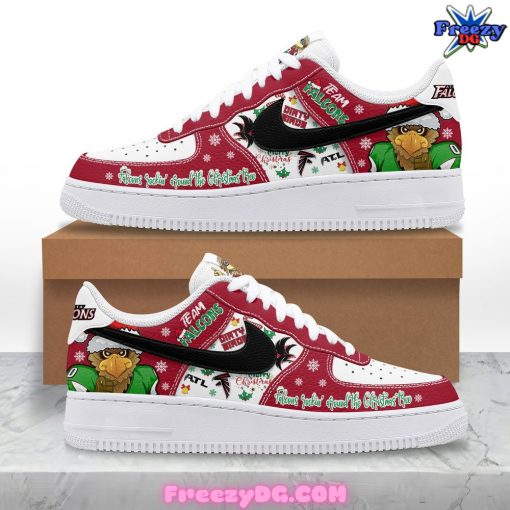 Atlanta Falcons Merry Falcons Christmas Nike Air Force 1