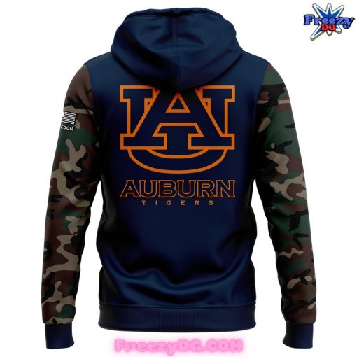 Auburn Tigers War Eagle Special Camo Navy Blue Hoodie