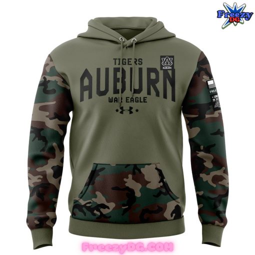 Auburn Tigers War Eagle Special Camo Olive Green Hoodie