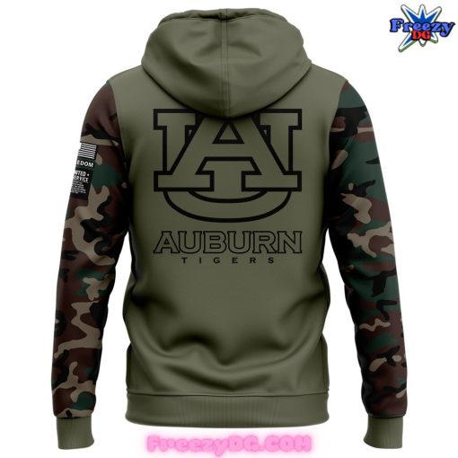 Auburn Tigers War Eagle Special Camo Olive Green Hoodie