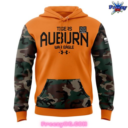 Auburn Tigers War Eagle Special Camo Orange Hoodie