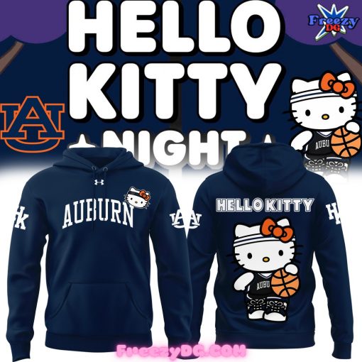 Auburn Tigers x Hello Kitty Special Blue Hoodie