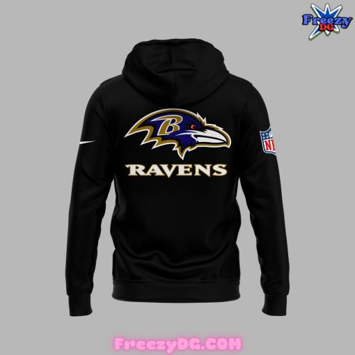 Baltimore Ravens Angry Runs 2024 Black Hoodie