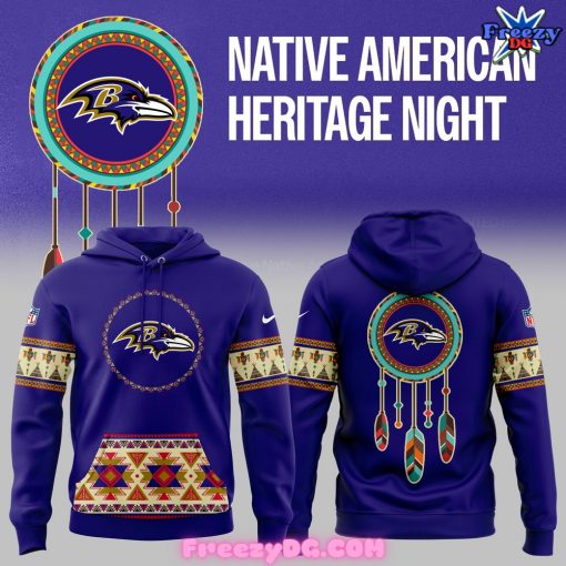 Baltimore Ravens Native American Heritage 2024 Hoodie