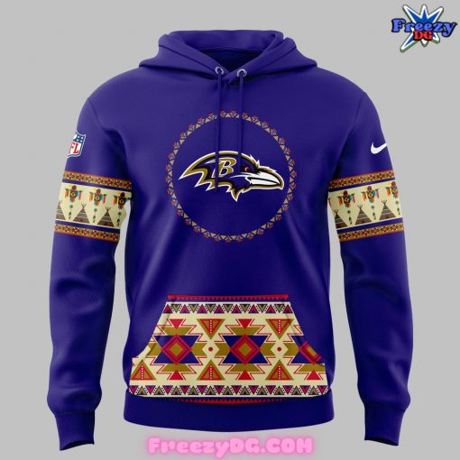 Baltimore Ravens Native American Heritage 2024 Hoodie