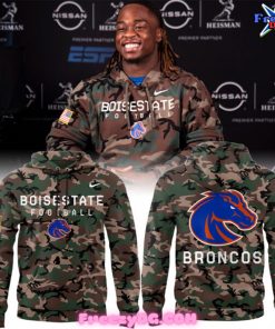 Boise State Broncos Football Military Special Camo Hoodie