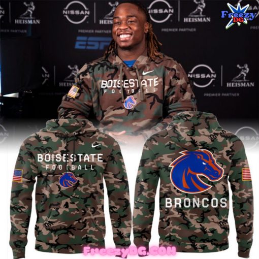 Boise State Broncos Football Military Special Camo Hoodie